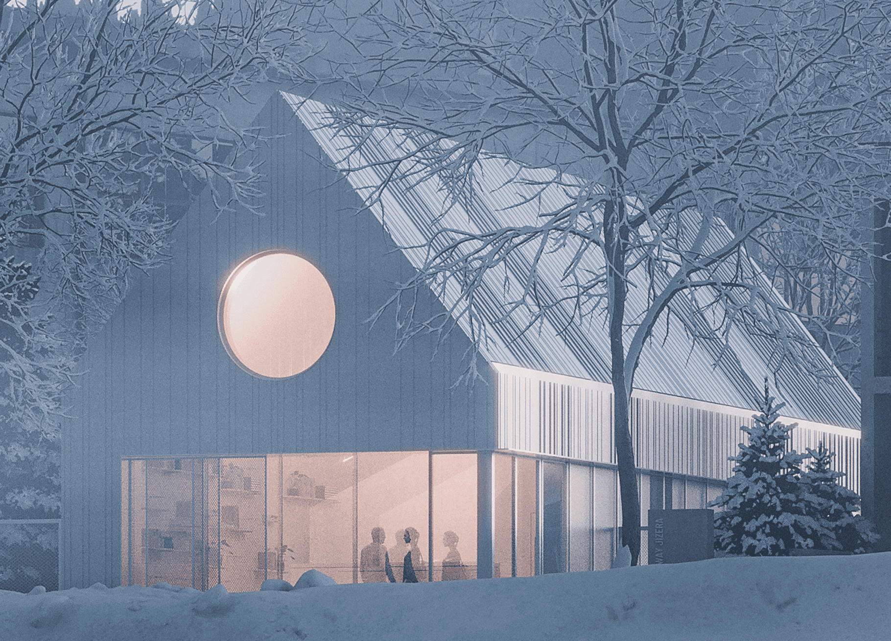 JIZ - infocentrum areálu greenway jizera