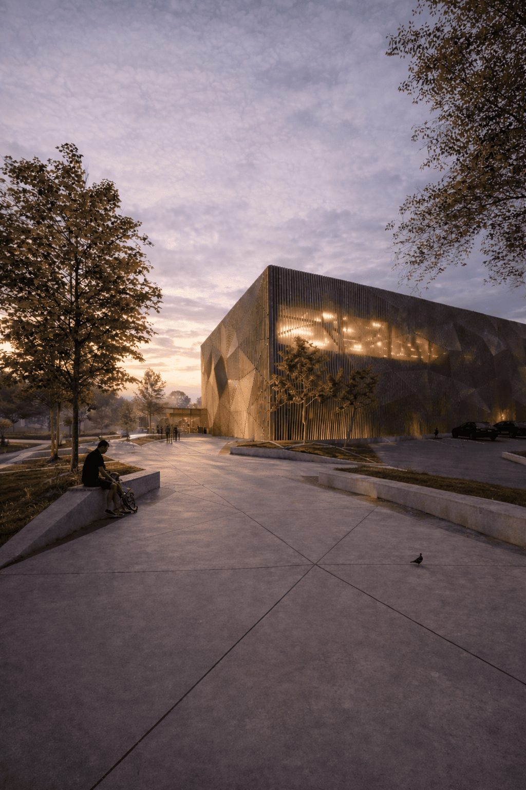 LAN - Sportovní hala Lanškroun vizualizace